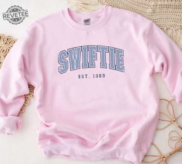 Vintage Style Swiftie Sweatshirt Taylor Swift Est 1989 Fan Gift Christmas Gift For Women Unique In My Swiftie Era Taylor Swift Merch revetee 4