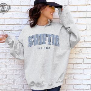 Vintage Style Swiftie Sweatshirt Taylor Swift Est 1989 Fan Gift Christmas Gift For Women Unique In My Swiftie Era Taylor Swift Merch revetee 5