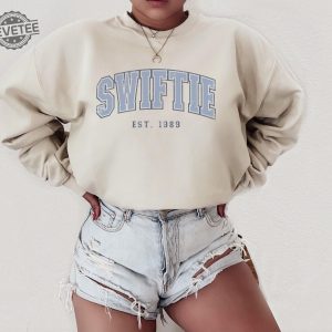 Vintage Style Swiftie Sweatshirt Taylor Swift Est 1989 Fan Gift Christmas Gift For Women Unique In My Swiftie Era Taylor Swift Merch revetee 6