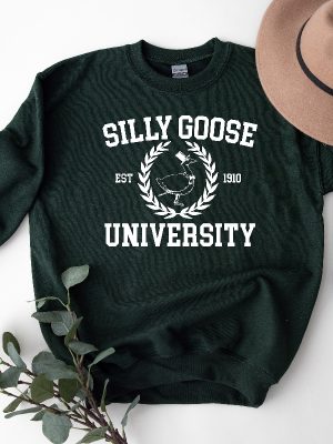 Silly Goose University Crewneck Sweatshirt Unisex Silly Goose University Shirt Silly Goose Sweater Silly Goose Gif Unique revetee 4