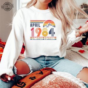 1984 Sweatshirt 1984 Birthday Sweatshirt Sweater 1984 Birthday Year Number Sweat For Women Or Man Unique revetee 4