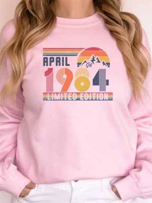 1984 Sweatshirt 1984 Birthday Sweatshirt Sweater 1984 Birthday Year Number Sweat For Women Or Man Unique revetee 7