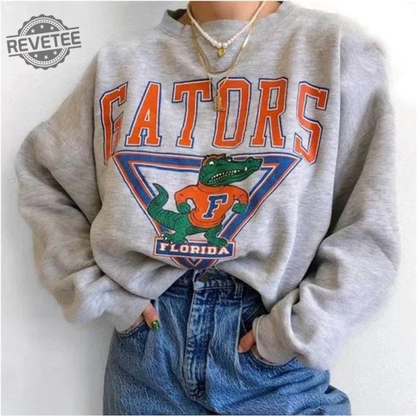 Vintage Uf Sweatshirt Uf Game Day University Of Florida Uf Gator Sweatshirt Uf Gift For Men Uf Merch Vintage Unique revetee 1