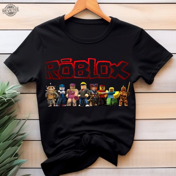 Personalized Roblox Birthday Boy Shirt Family Birthday Tees Bday Family Matching Video Game Birthday Theme Unique revetee 1