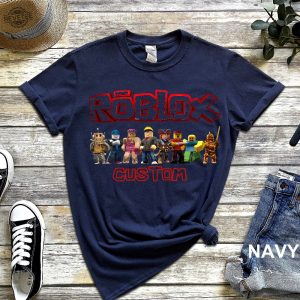 Personalized Roblox Birthday Boy Shirt Family Birthday Tees Bday Family Matching Video Game Birthday Theme Unique revetee 5