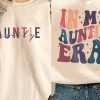 In My Auntie Era Shirt Aunt Era Shirt Eras Shirt Aunt Shirt Baby Pregnancy Announcement For Aunt Gift For Aunt Unique revetee 1
