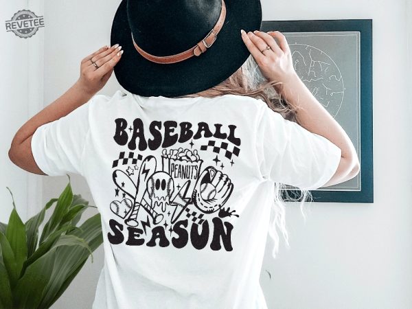 Baseball Skeleton Shirt Season Baseball Shirt Baseball Lover Gift Baseball Shirt Baseball Team Shirt Season Shirt Unique revetee 3