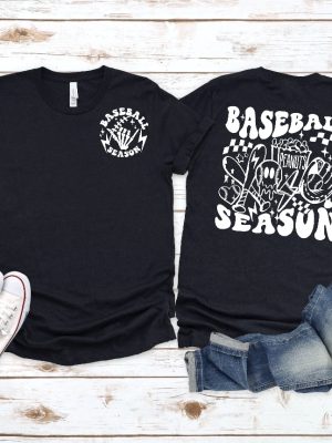 Baseball Skeleton Shirt Season Baseball Shirt Baseball Lover Gift Baseball Shirt Baseball Team Shirt Season Shirt Unique revetee 5