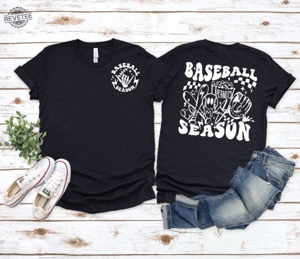 Baseball Skeleton Shirt Season Baseball Shirt Baseball Lover Gift Baseball Shirt Baseball Team Shirt Season Shirt Unique revetee 5