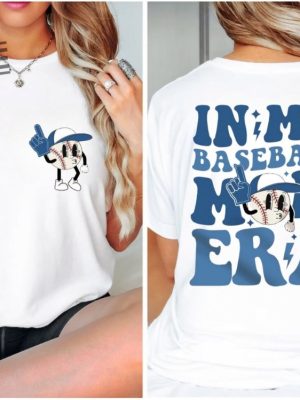 Baseball Mom Era Sweatshirt And Shirt Baseball Jersey Mom Era Shirt Game Day Woman Baseball Shirt In My Baseball Mom Era Unique revetee 3