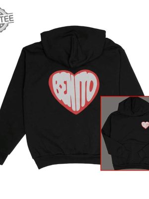 Benito Heart Los Angeles Exclusive Merch Hoodie Bad Most Wanted Bunny 2024 Sweater Unique revetee 2