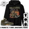 Jordan 5 Olive Unisex Tshirt Sweatshirt Hoodie Sneaker Girl Selfmade Shirt To Match Sneaker giftyzy 3