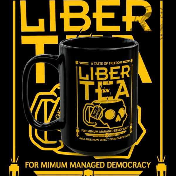 Libertea Helldivers 2 Mug Morning Cup Of Libertea Helldivers Taste Democracy Mug And Apparel giftyzy 2
