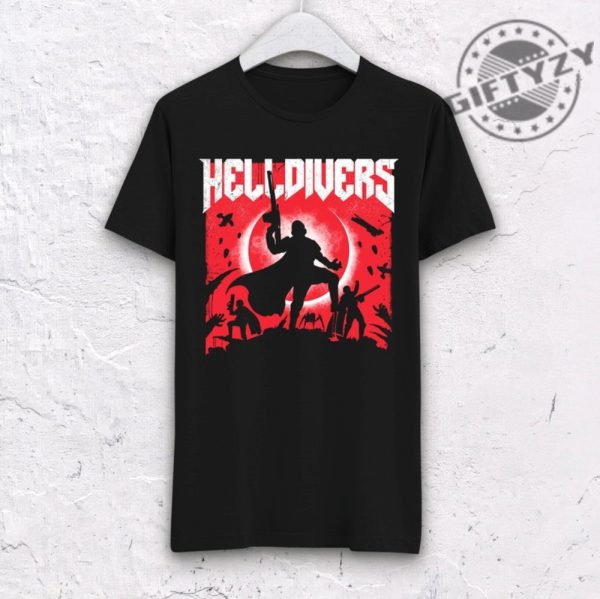 Helldivers 2 Skull Shirt Helldivers 2 Tshirt Helldivers 2 Hoodie Parody Sweatshirt Unisex Mens Womens Helldivers 2 Shirt giftyzy 1