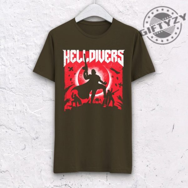 Helldivers 2 Skull Shirt Helldivers 2 Tshirt Helldivers 2 Hoodie Parody Sweatshirt Unisex Mens Womens Helldivers 2 Shirt giftyzy 2