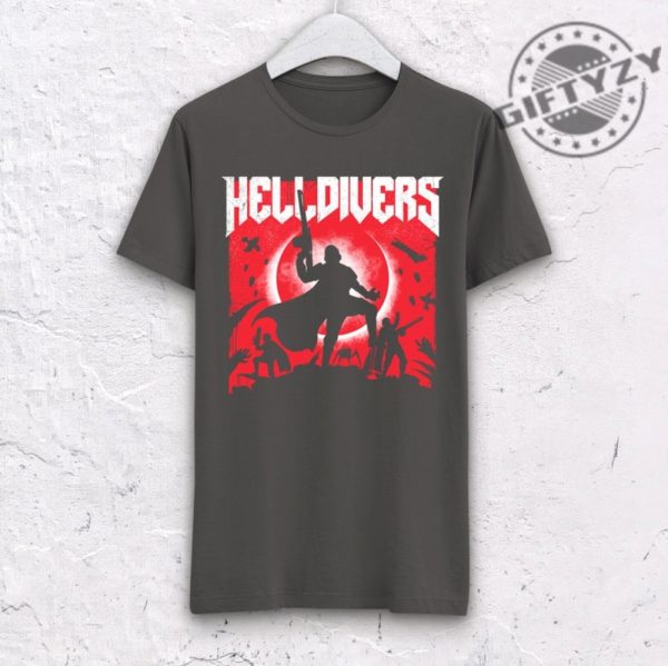 Helldivers 2 Skull Shirt Helldivers 2 Tshirt Helldivers 2 Hoodie Parody Sweatshirt Unisex Mens Womens Helldivers 2 Shirt giftyzy 4