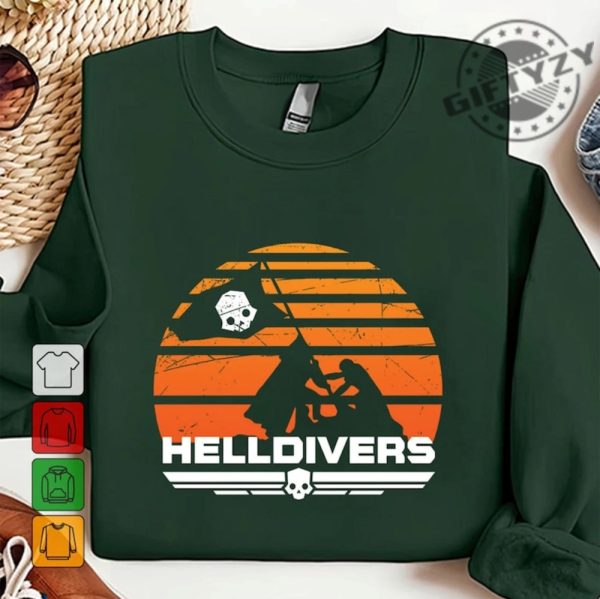 Helldivers Shirt Helldivers Super Earth Tshirt Helldivers 2 Hoodie Helldivers Sweatshirt Helldivers 2 Shirt giftyzy 2