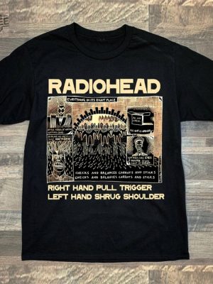 Radiohead Shirt For Men And Women Vintage Radiohead Concert Radiohead Band 90S Shirt Radiohead Concert 2024 Unique revetee 2