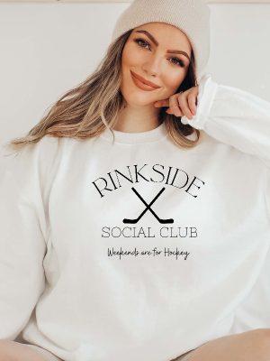 Rinkside Social Club Sweatshirt Hockey Mom Sweatshirt Hockey Sweatshirt Hockey Shirt Hockey Season Unique revetee 2