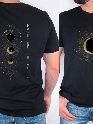 Total Solar Eclipse Shirt Path Of Totality Shirt Countdown To Totality Celestial Shirt Astronomy Sun Shirt Unique revetee 3