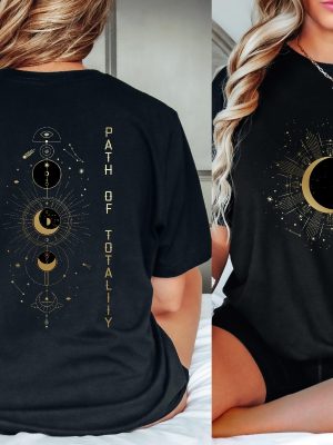 Total Solar Eclipse Shirt Path Of Totality Shirt Countdown To Totality Celestial Shirt Astronomy Sun Shirt Unique revetee 4