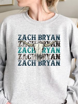 Zach Bryan Bullhead Sweatshirt Zach Bryan Country Music Shirt Zach Bryan Shirt Zach Bryan Cowgirls Shirt Unique revetee 3