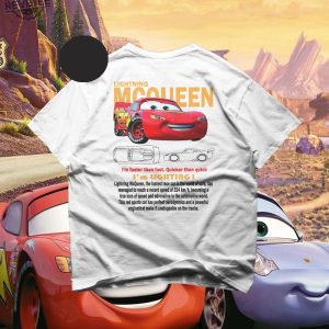 Limited Mcqueen Shirt Lightning Mcqueen Fan Tee Cars Movie Tee Mcqueen And Sally Shirt Vintage Car Tee Sally Tee Unique revetee 2