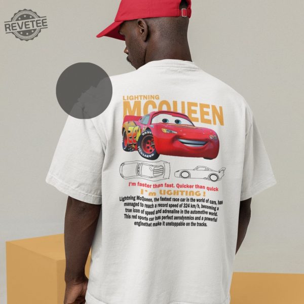 Limited Mcqueen Shirt Lightning Mcqueen Fan Tee Cars Movie Tee Mcqueen And Sally Shirt Vintage Car Tee Sally Tee Unique revetee 3