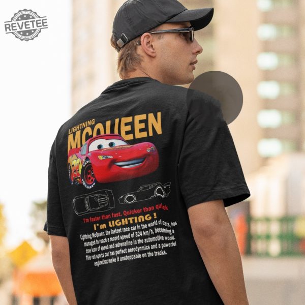Limited Mcqueen Shirt Lightning Mcqueen Fan Tee Cars Movie Tee Mcqueen And Sally Shirt Vintage Car Tee Sally Tee Unique revetee 4