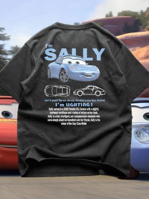 Limited Sally T Shirt Sally And Mcqueen Fan Tee Cars Movie Tee Mcqueen Shirt Couple Shirts Vintage Car Tee Unique revetee 2