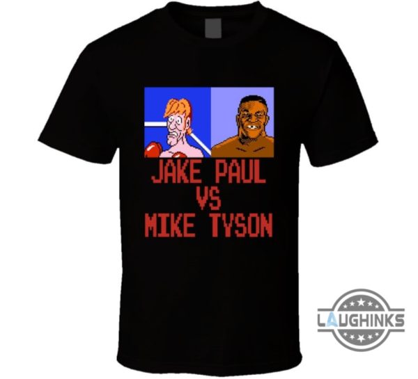 mike tyson t shirt sweatshirt hoodie mens womens kids jake paul vs mike tyson punch out game tshirt combat mike tyson 2024 graphic tee tyson fight gift laughinks 1