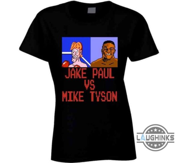 mike tyson t shirt sweatshirt hoodie mens womens kids jake paul vs mike tyson punch out game tshirt combat mike tyson 2024 graphic tee tyson fight gift laughinks 3