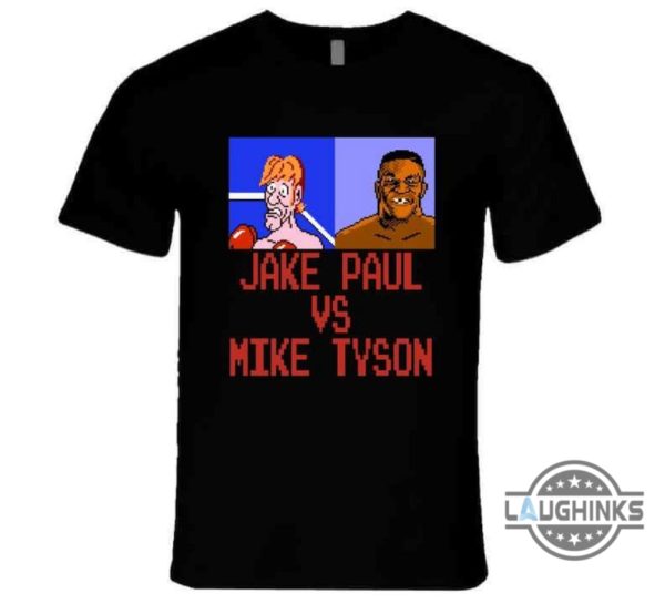 mike tyson t shirt sweatshirt hoodie mens womens kids jake paul vs mike tyson punch out game tshirt combat mike tyson 2024 graphic tee tyson fight gift laughinks 7