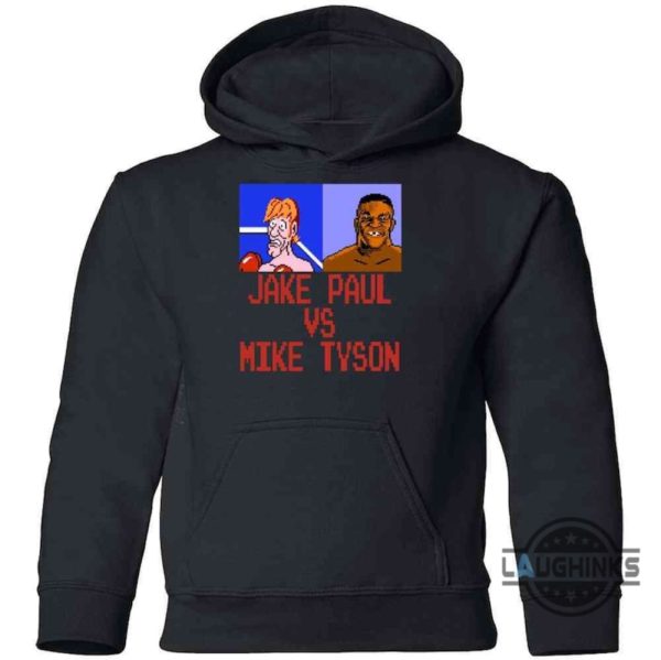 mike tyson t shirt sweatshirt hoodie mens womens kids jake paul vs mike tyson punch out game tshirt combat mike tyson 2024 graphic tee tyson fight gift laughinks 8