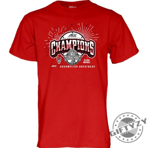 Nc State University Shirt Nc State Wolfpack Sweatshirt Ncsu Hoodie A.C.C Basketball 2024 Champions Tshirt Vintage Shirt giftyzy 1