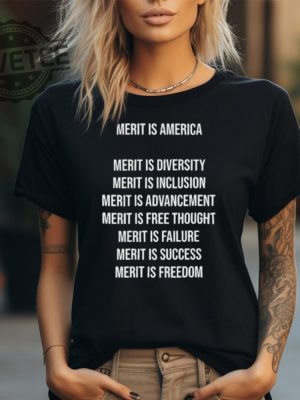 Merit Is America Merit Is Diversity Merit Is Inclusion Shirt Unique Merit Is America Merit Is Diversity Merit Is Inclusion Sweatshirt revetee 2