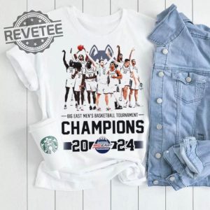 Uconn Huskies Big East Mens Basketball Tournament Champions 2024 Shirt Unique Hoodie Sweatshirt More revetee 2