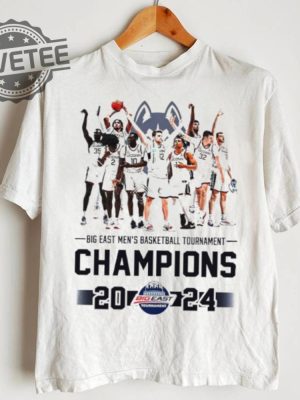 Uconn Huskies Big East Mens Basketball Tournament Champions 2024 Shirt Unique Hoodie Sweatshirt More revetee 3