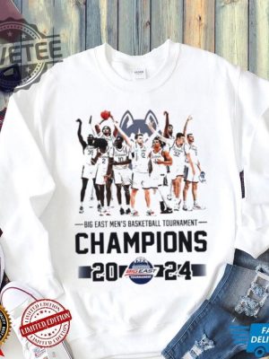 Uconn Huskies Big East Mens Basketball Tournament Champions 2024 Shirt Unique Hoodie Sweatshirt More revetee 4