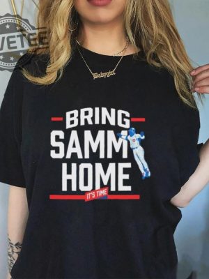 Its Time Bring Samm Home Chicago Cubs Baseball Shirt Unique Its Time Bring Samm Home Chicago Cubs Baseball Hoodie More revetee 3