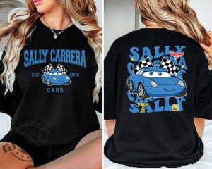 Sally Carrera Cars On The Road Shirt Disneyland Cars Movie Sweatshirt Cars Sally Carrera Tshirt Radiator Spring Hoodie Piston Cup Shirt giftyzy 5