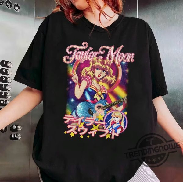 Taylor Moon Shirt Anime Graphic Cartoon Shirt Swift Shirt Taylor Swift T Shirt trendingnowe.com 1