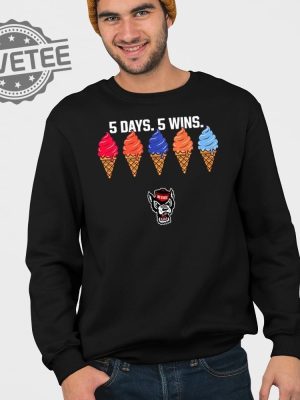 Kevin Keatts 5 Day 5 Win Shirt Kevin Keatts 5 Day 5 Win Hoodie Kevin Keatts 5 Day 5 Win Sweatshirt Unique revetee 3