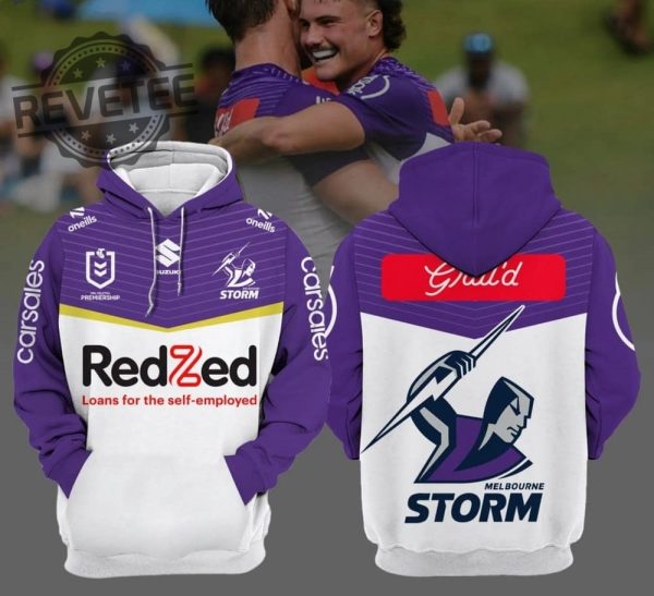 Melbourne Storm 2024 Oneills Mens Away Hoodie Sweatshirt Unique More revetee 1