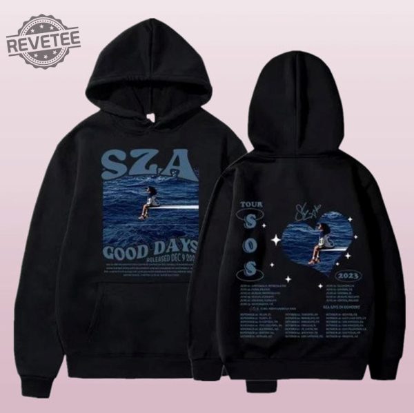 Pink Sos Sza Album Hoodies Sza Concert Tour Pullover Sweatshirt Streetwear Oversized Shirts Sza Shirt Merch Sza Hoodie Unique revetee 1