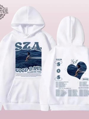 Pink Sos Sza Album Hoodies Sza Concert Tour Pullover Sweatshirt Streetwear Oversized Shirts Sza Shirt Merch Sza Hoodie Unique revetee 2