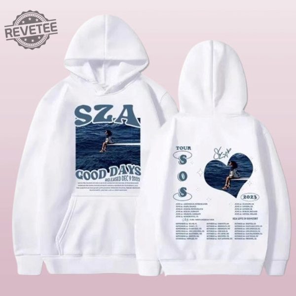 Pink Sos Sza Album Hoodies Sza Concert Tour Pullover Sweatshirt Streetwear Oversized Shirts Sza Shirt Merch Sza Hoodie Unique revetee 2