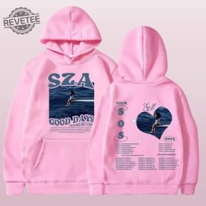 Pink Sos Sza Album Hoodies Sza Concert Tour Pullover Sweatshirt Streetwear Oversized Shirts Sza Shirt Merch Sza Hoodie Unique revetee 4