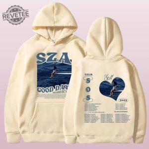 Pink Sos Sza Album Hoodies Sza Concert Tour Pullover Sweatshirt Streetwear Oversized Shirts Sza Shirt Merch Sza Hoodie Unique revetee 5