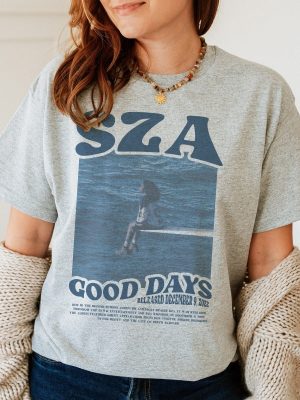 Vintage Sza Shirt Sza Merch Sza Good Days Graphic Tee Sza Saturn Unique revetee 4